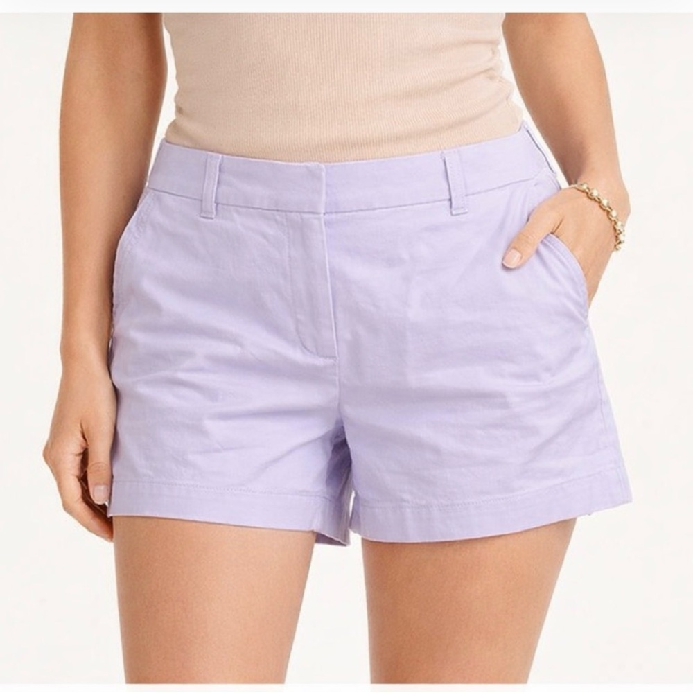 J. Crew Women's Soft Lavender Shorts Size~ 12